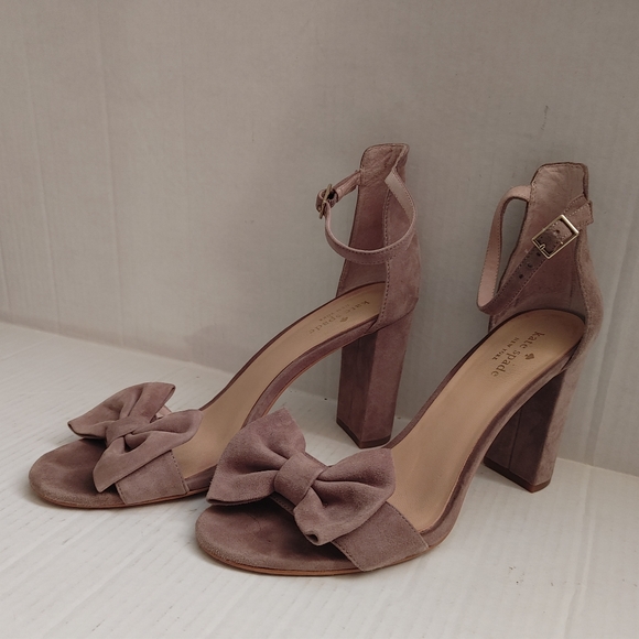 Kate Spade Suede Big Bow Sandals Size 9.5 M - Picture 2 of 11